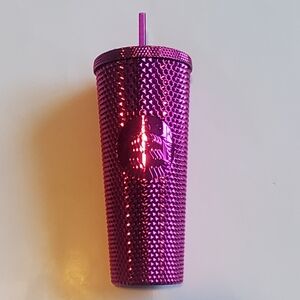 Starbucks - 2022 Holiday Collection Metallic Sangria studded 24oz Tumbler
